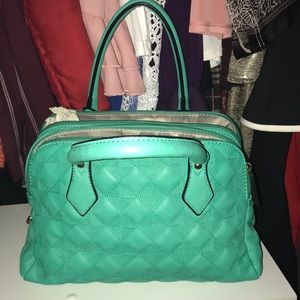 Mint/Agua green Versace Purse